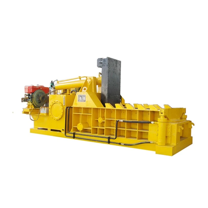 VISION Push-out Type Scrap Metal Hydraulic Press Baler Machine